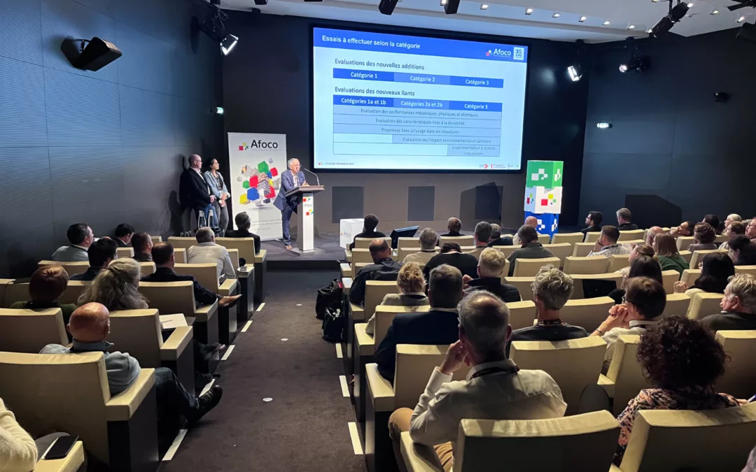 Journée Technique AFOCO – Présentation du fascicule FD P 18-484 « Guide d’élaboration d’un dossier technique pour évaluer un nouveau liant et une nouvelle addition » et exemples d’application