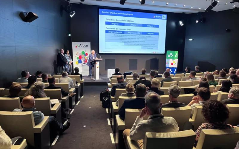 Journée Technique AFOCO – Présentation du fascicule FD P 18-484 « Guide d’élaboration d’un dossier technique pour évaluer un nouveau liant et une nouvelle addition » et exemples d’application